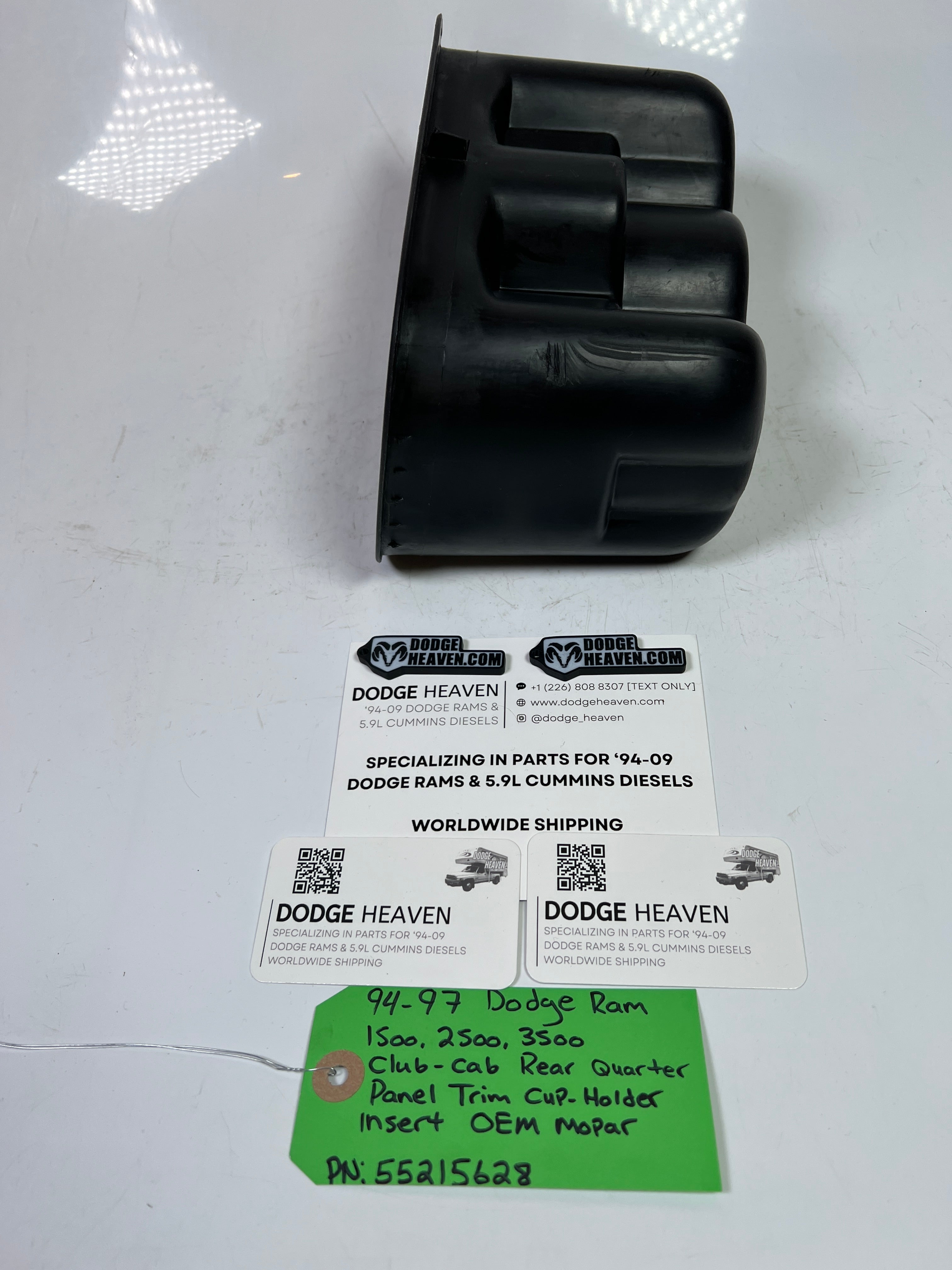 1994-1997 Dodge Ram 1500-3500 Club Cab Rear Quarter Panel Cup Holder