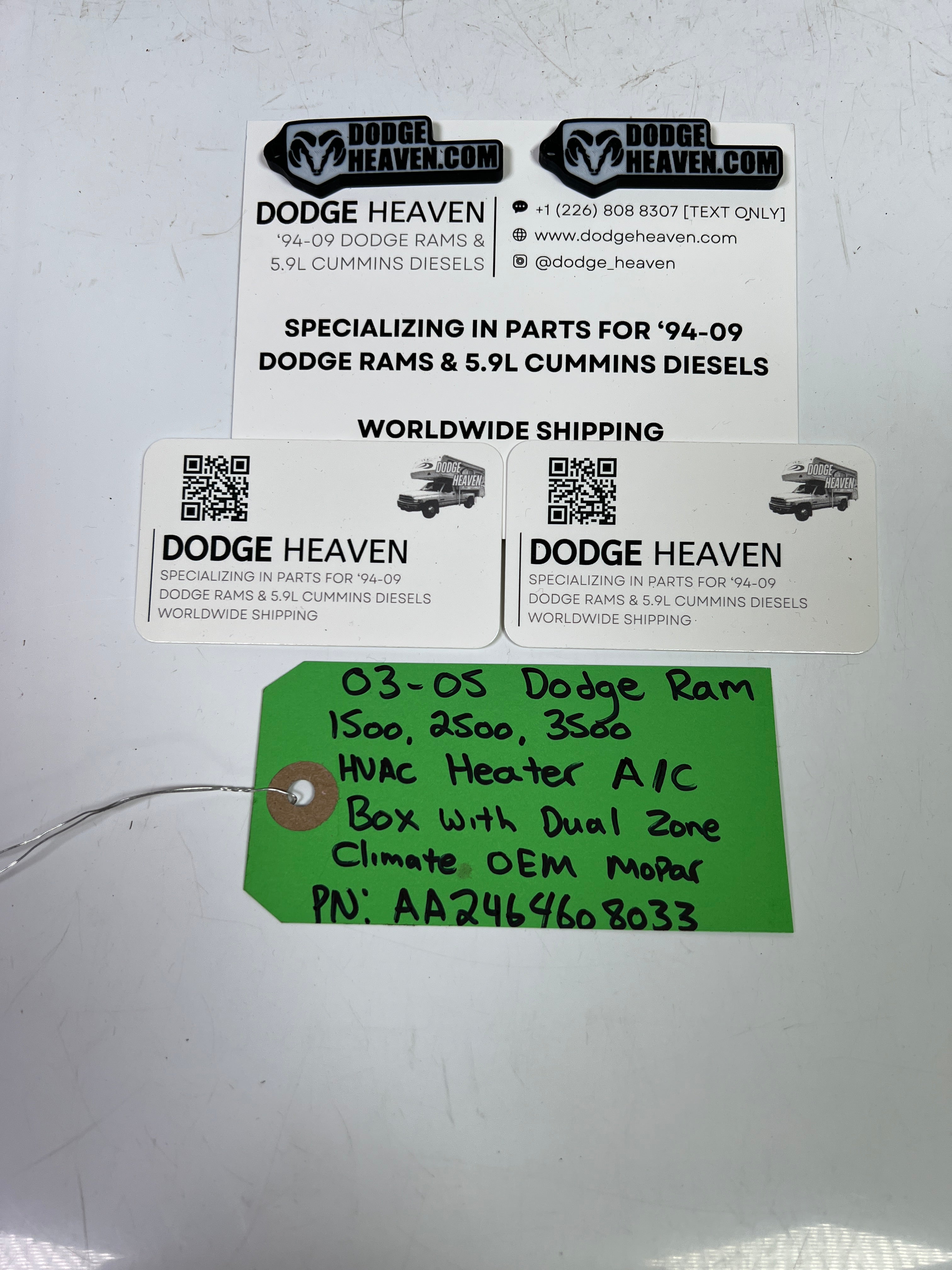 2003-2005 Dodge Ram 1500-3500 HVAC Heater A/C Box Dual Climate