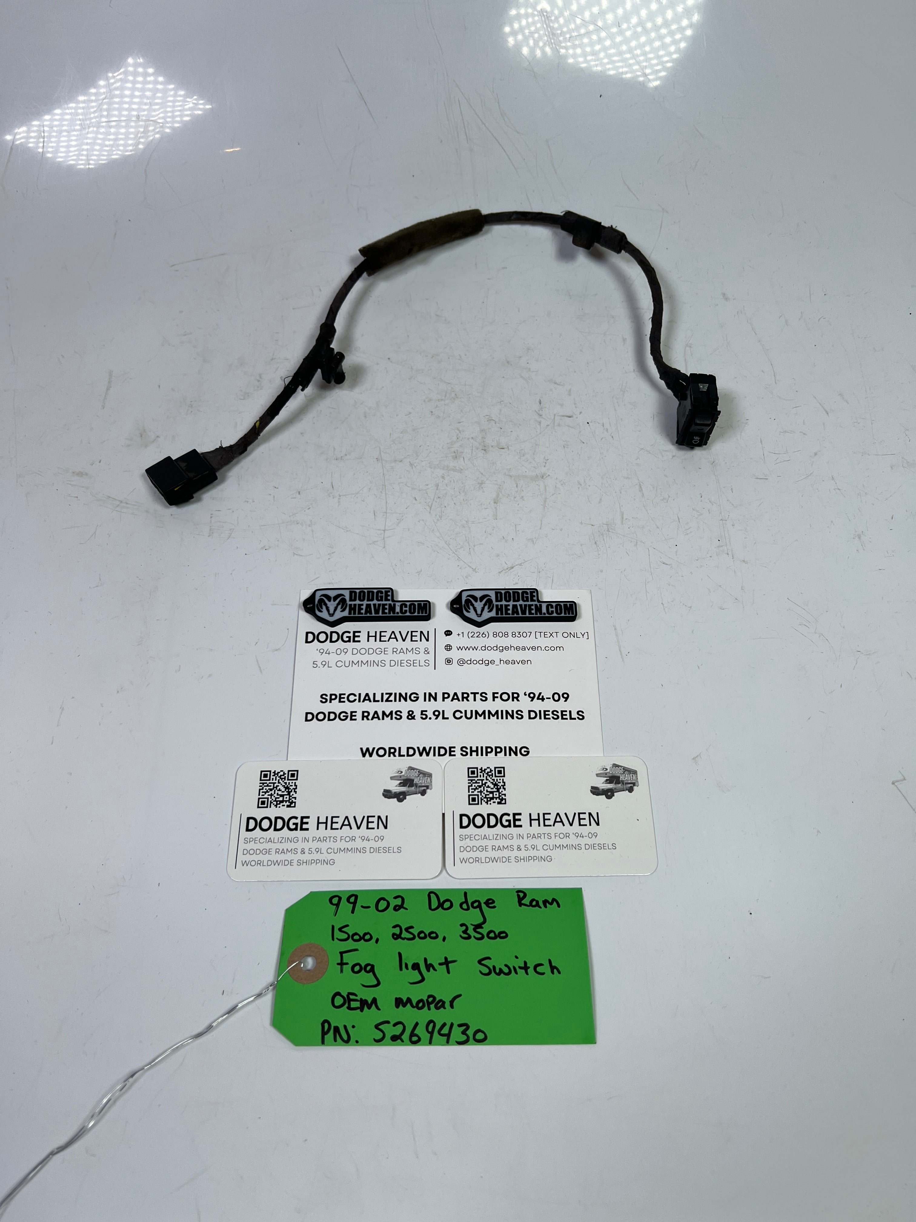 1999-2002 Dodge Ram 1500-3500 Fog Light Switch
