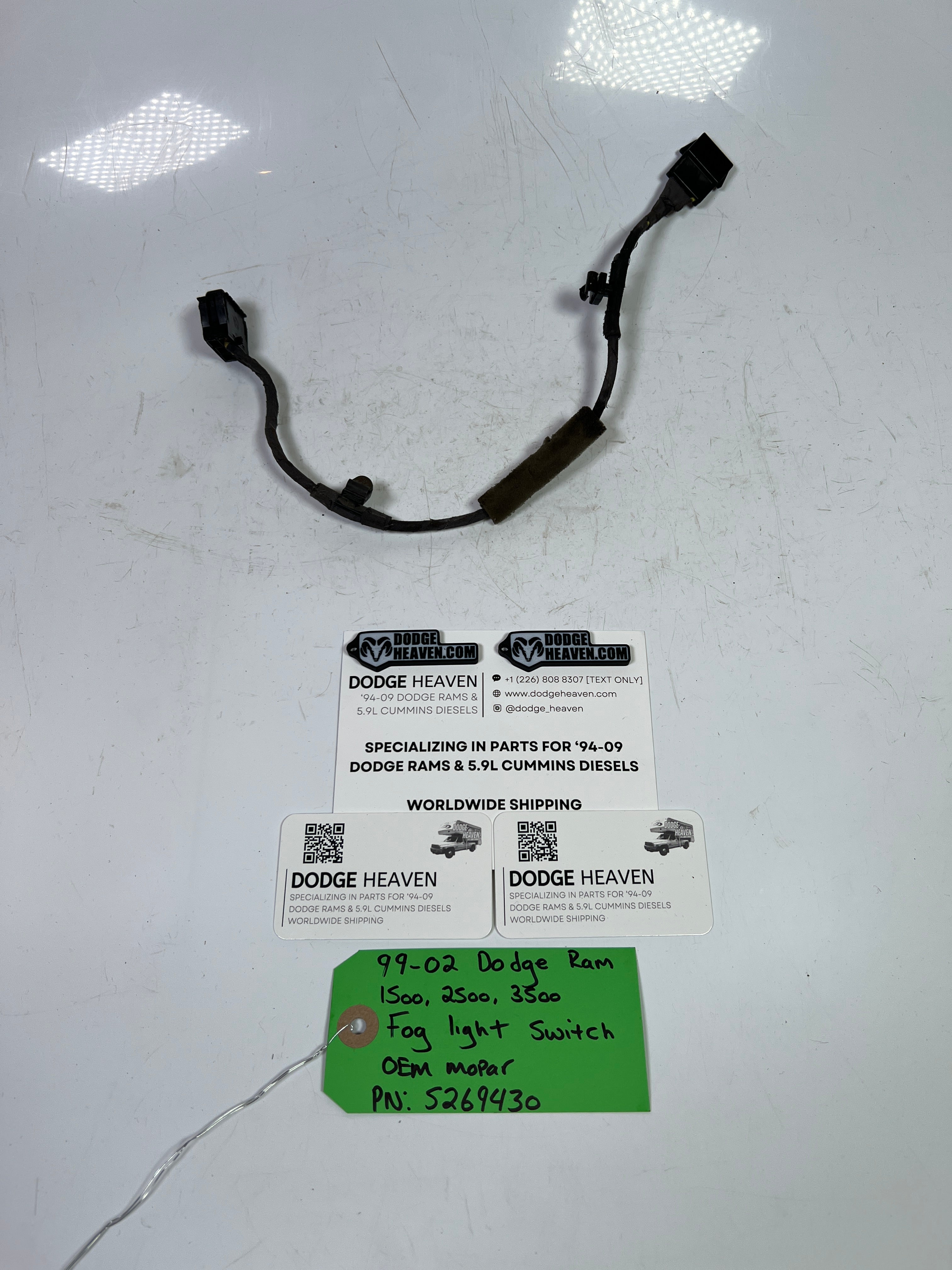 1999-2002 Dodge Ram 1500-3500 Fog Light Switch