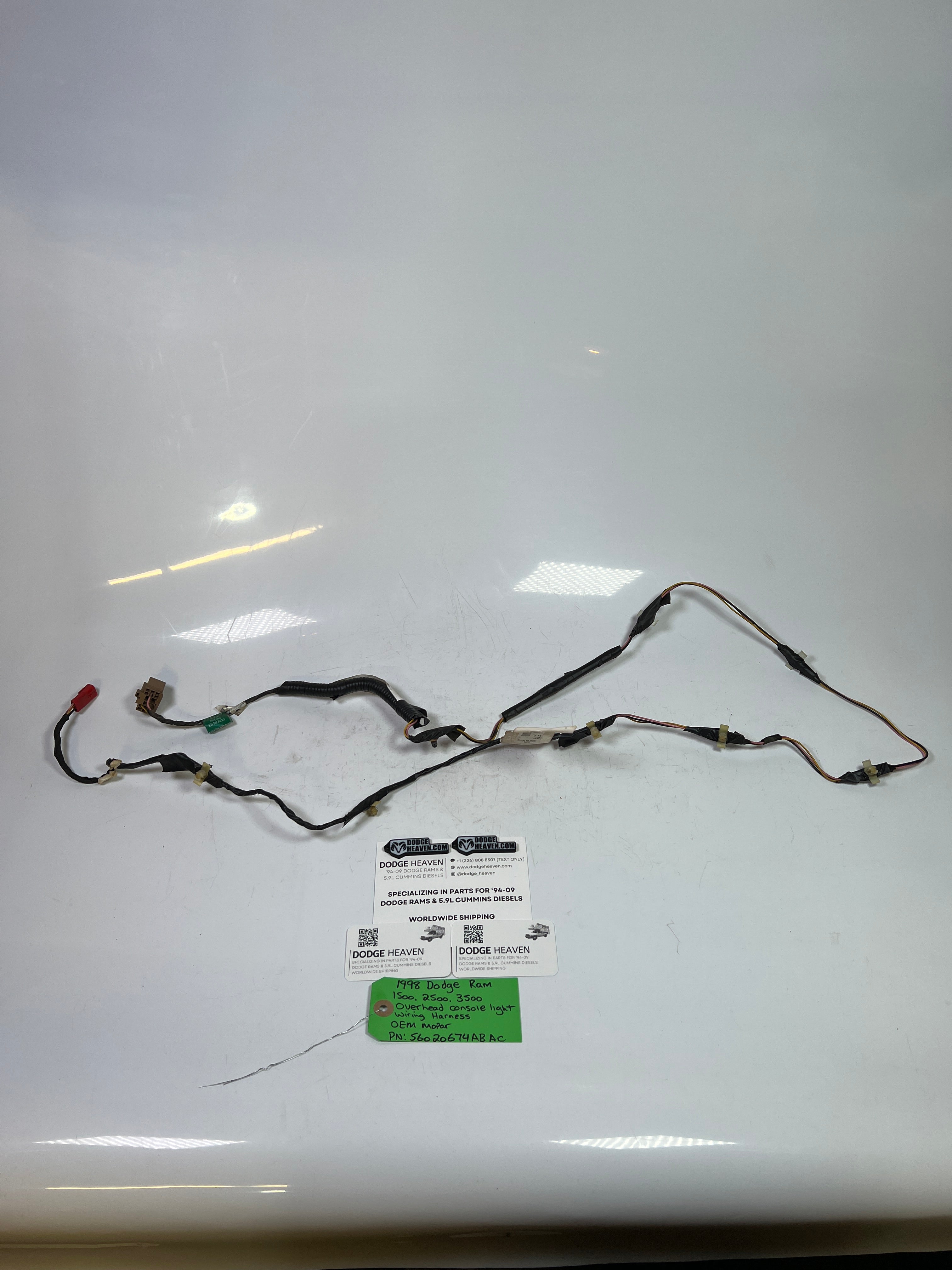 1998-1998 Dodge Ram 1500-3500 Overhead Console Wiring Harness