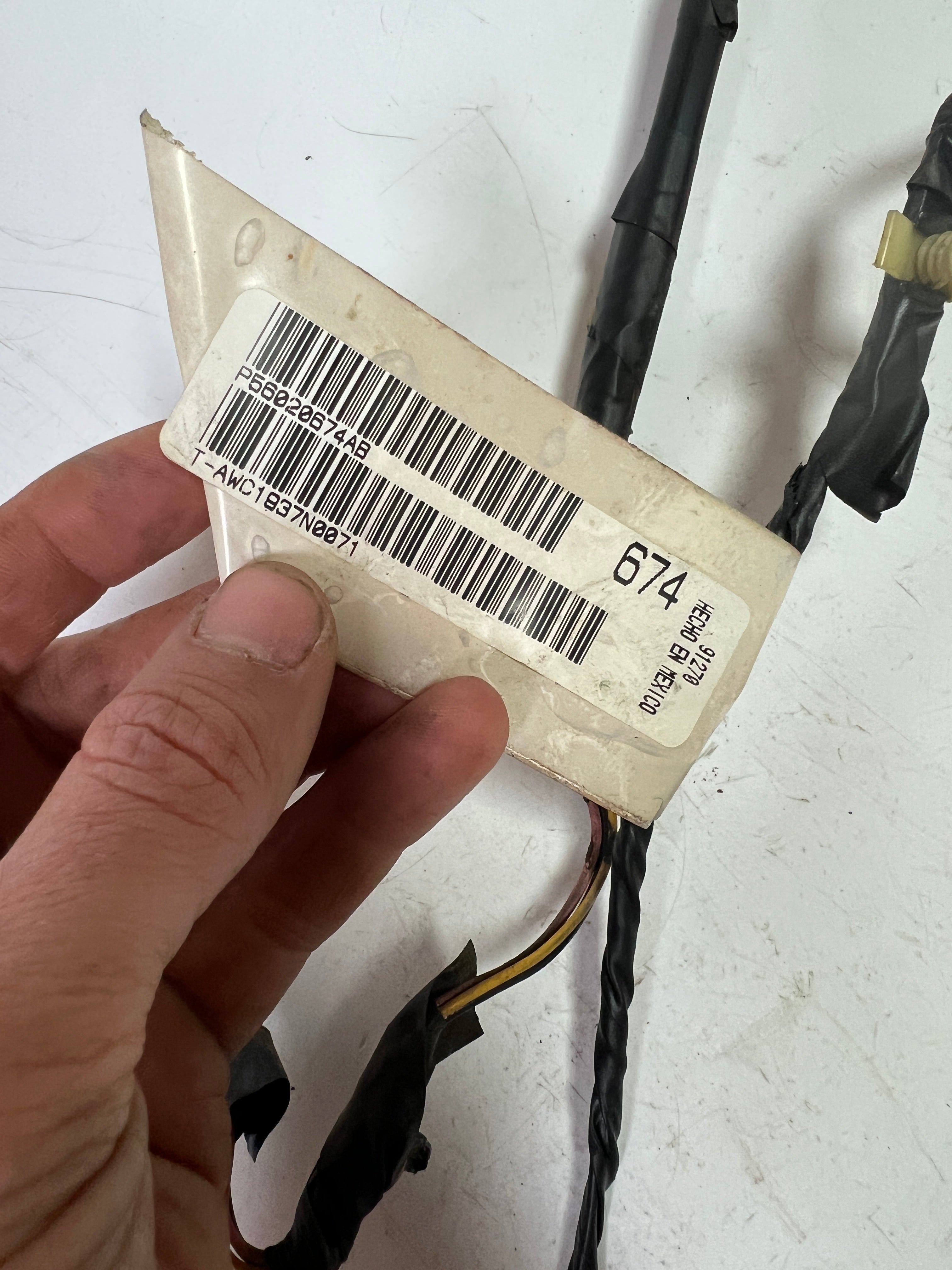 1998-1998 Dodge Ram 1500-3500 Overhead Console Wiring Harness