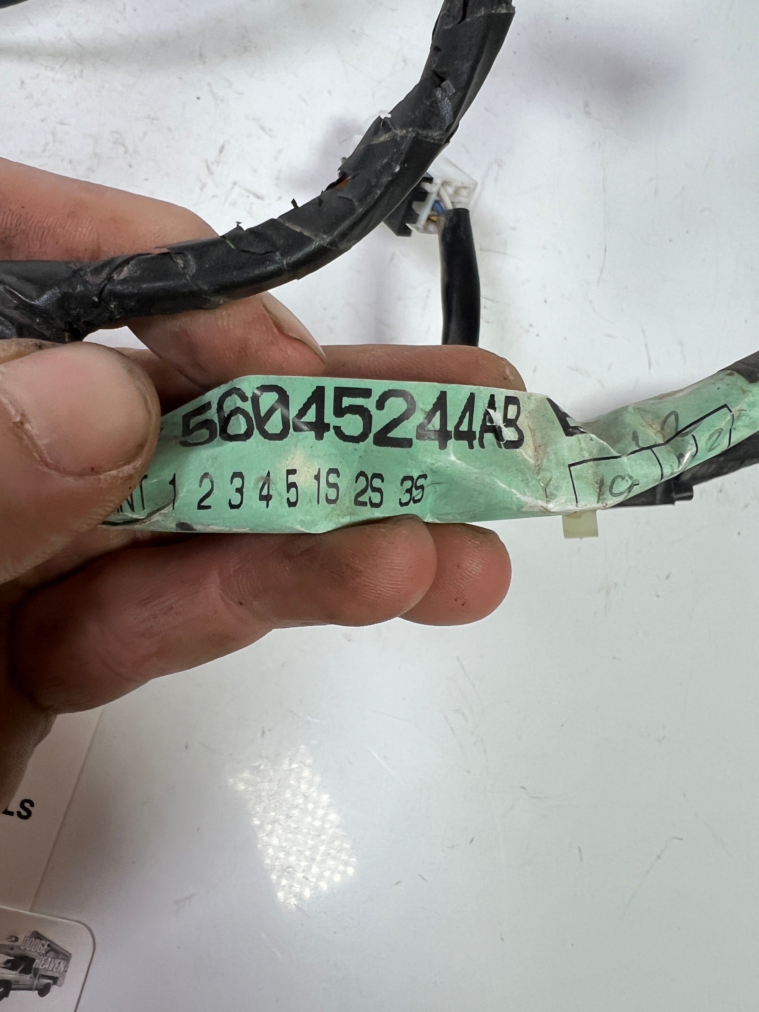 1999-2002 Dodge Ram 1500-3500 Passenger Power Door Wiring Harness