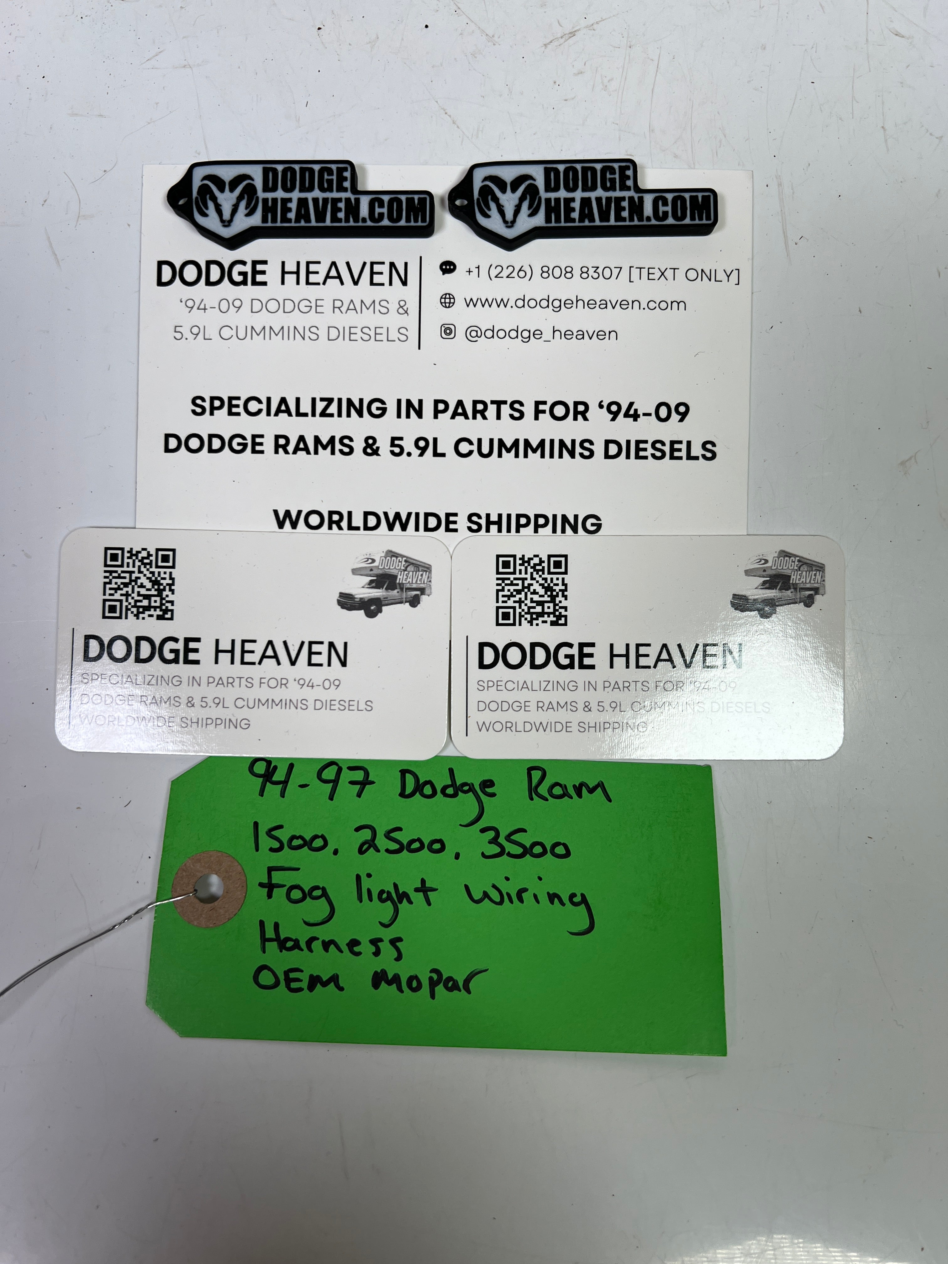 1994-1997 Dodge Ram 1500-3500 Fog Light Wiring Harness