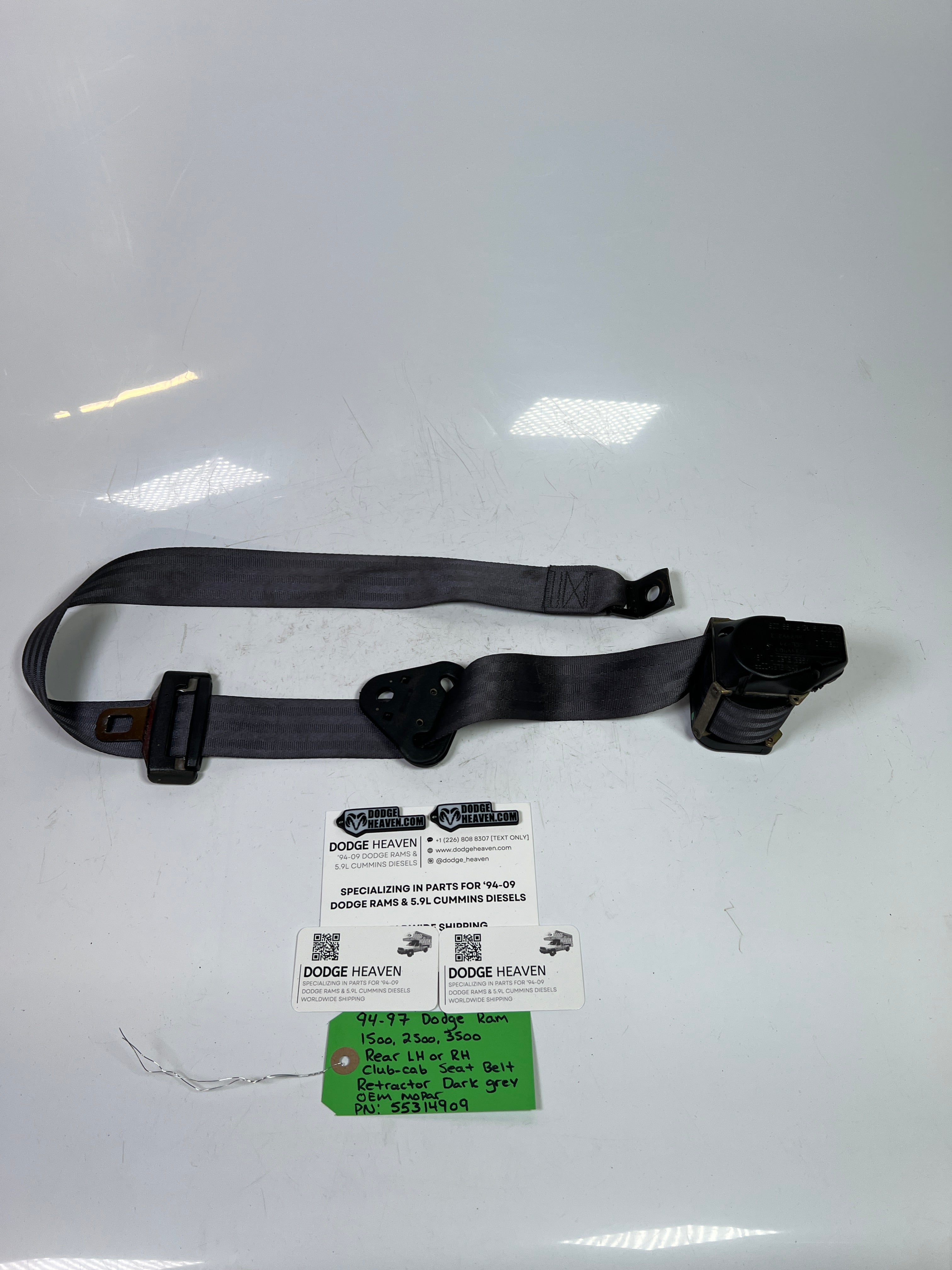 1994-1997 Dodge Ram Rear RH or LH Club Cab Seat Belt Retractor