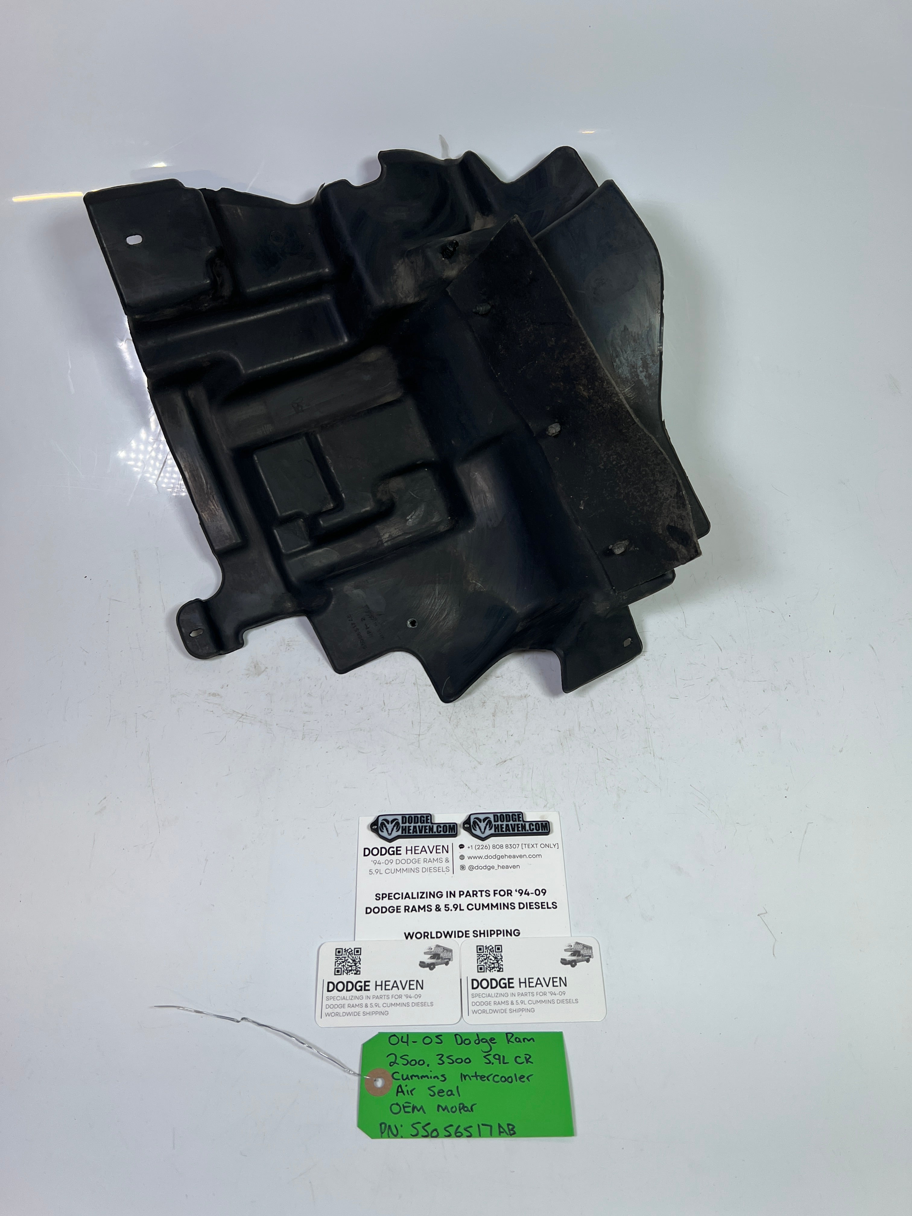 2004-2005 Dodge Ram 2500 3500 5.9L Cummins Intercooler Air Seal