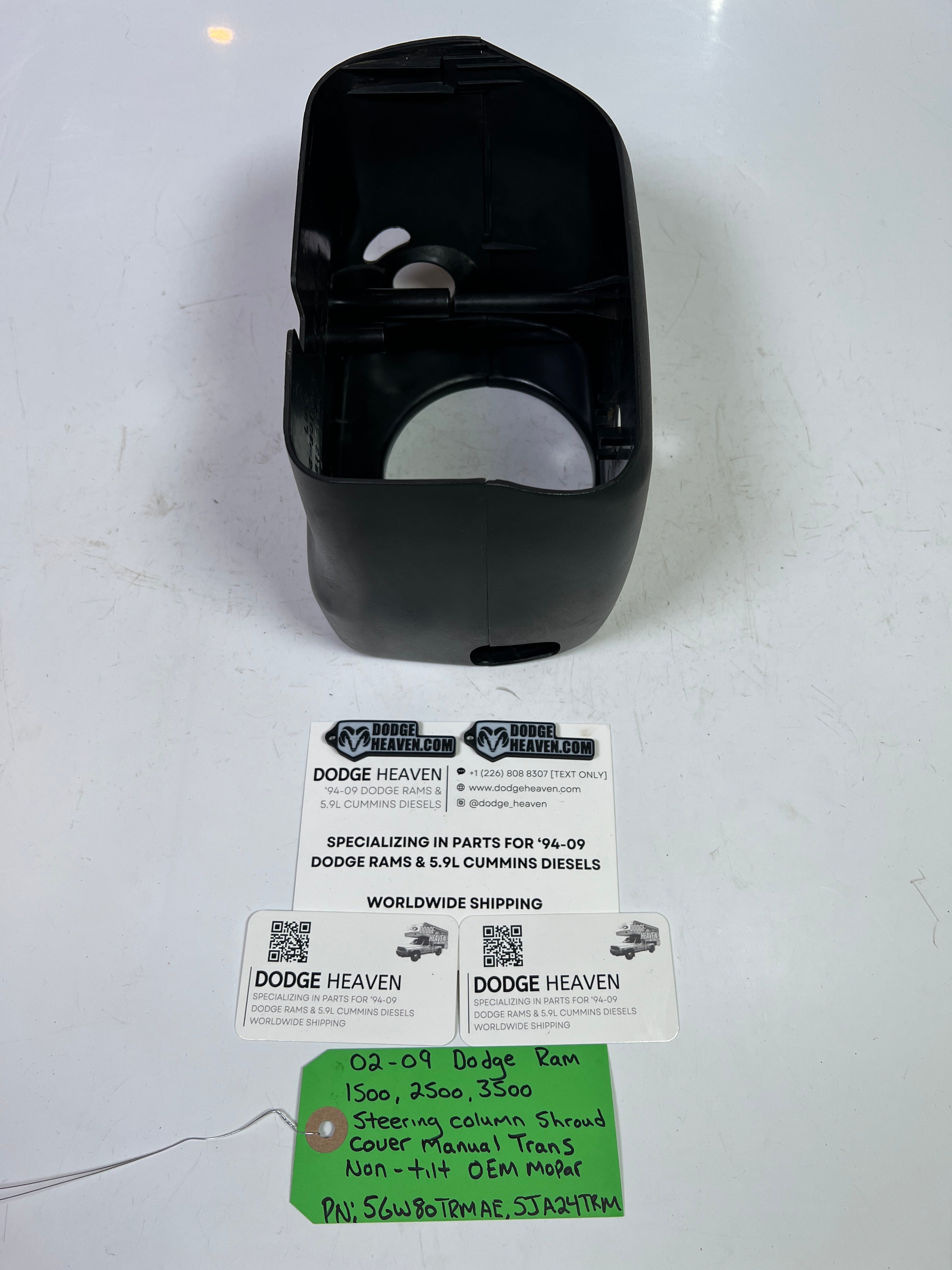 2002-2009 Dodge Ram Steering Column Shroud Cover Manual Trans Non Tilt