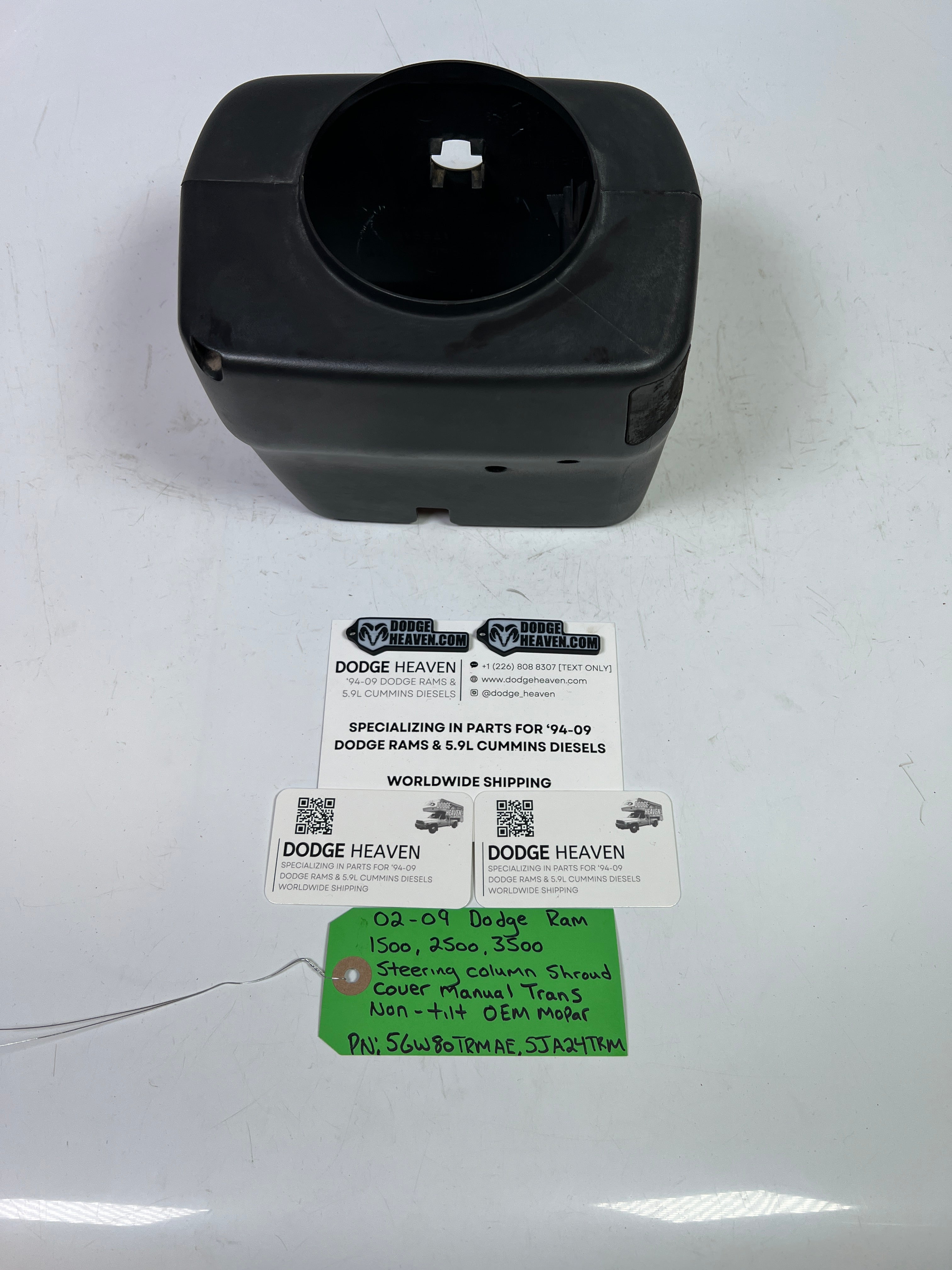 2002-2009 Dodge Ram Steering Column Shroud Cover Manual Trans Non Tilt