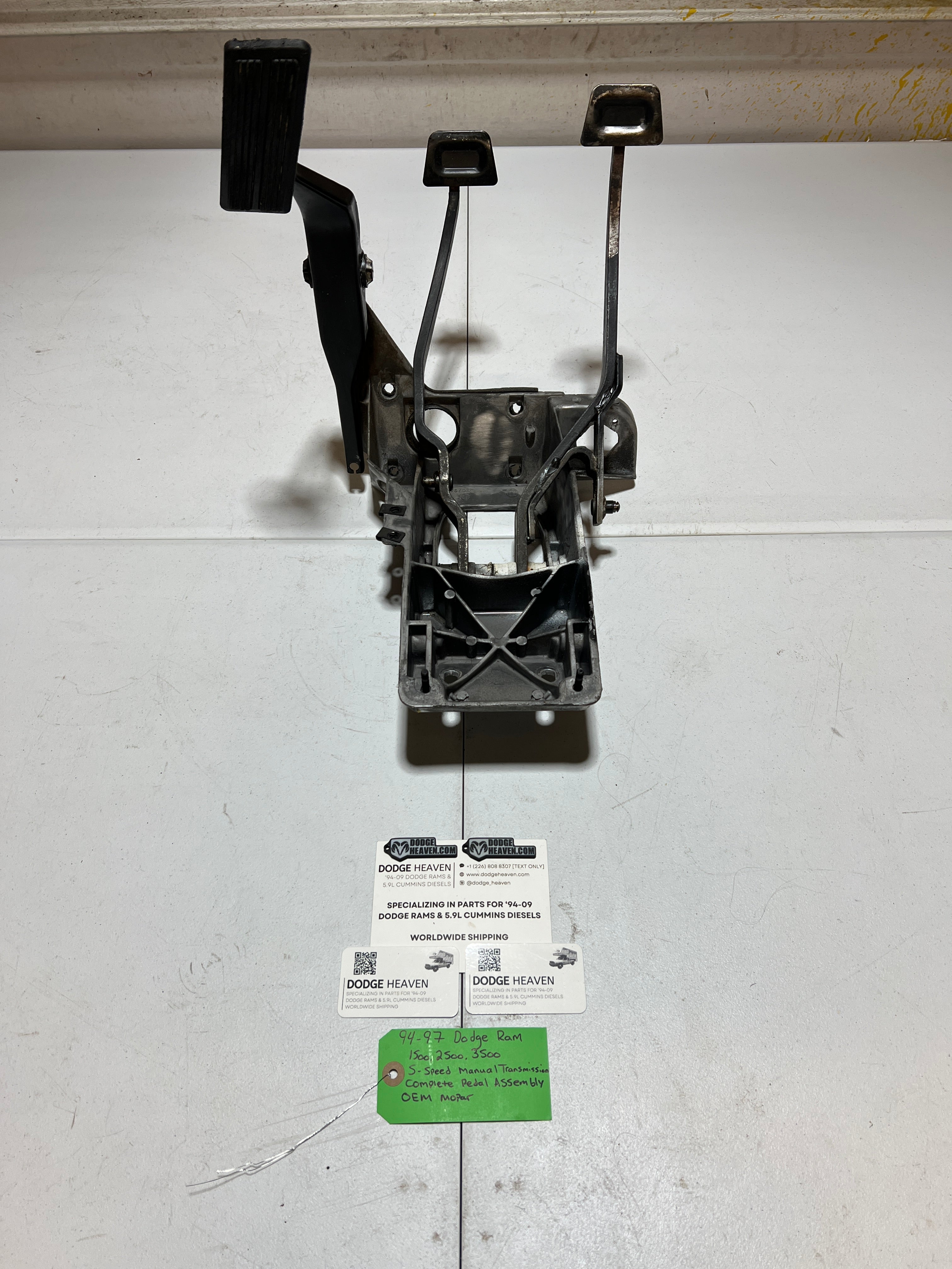 1994-1997 Dodge Ram 1500 2500 3500 Manual Transmission Clutch Pedal Assembly