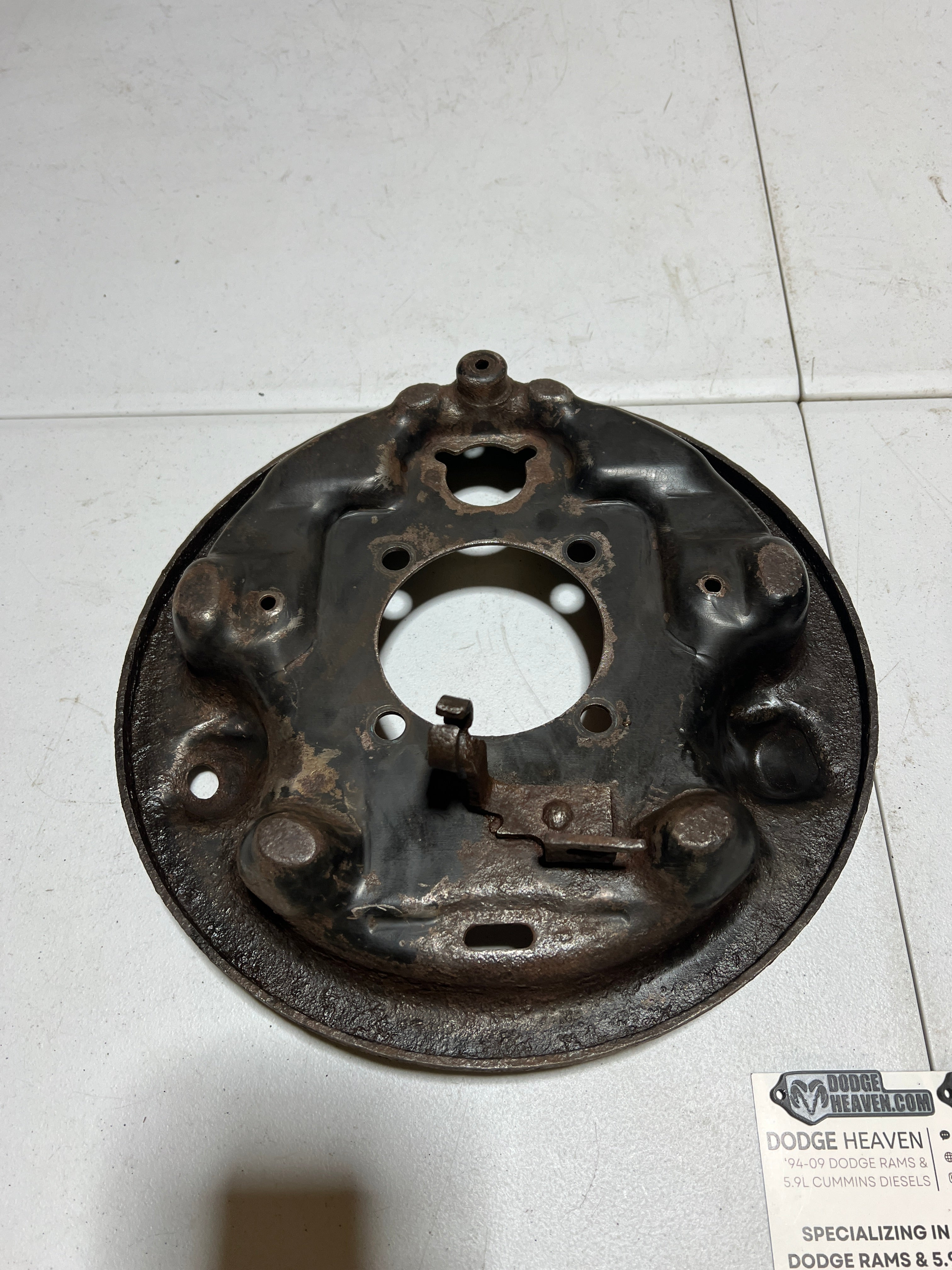 2000-2001 Dodge Ram 2500 3500 Rear LH & RH Drum Brake Backing Plates