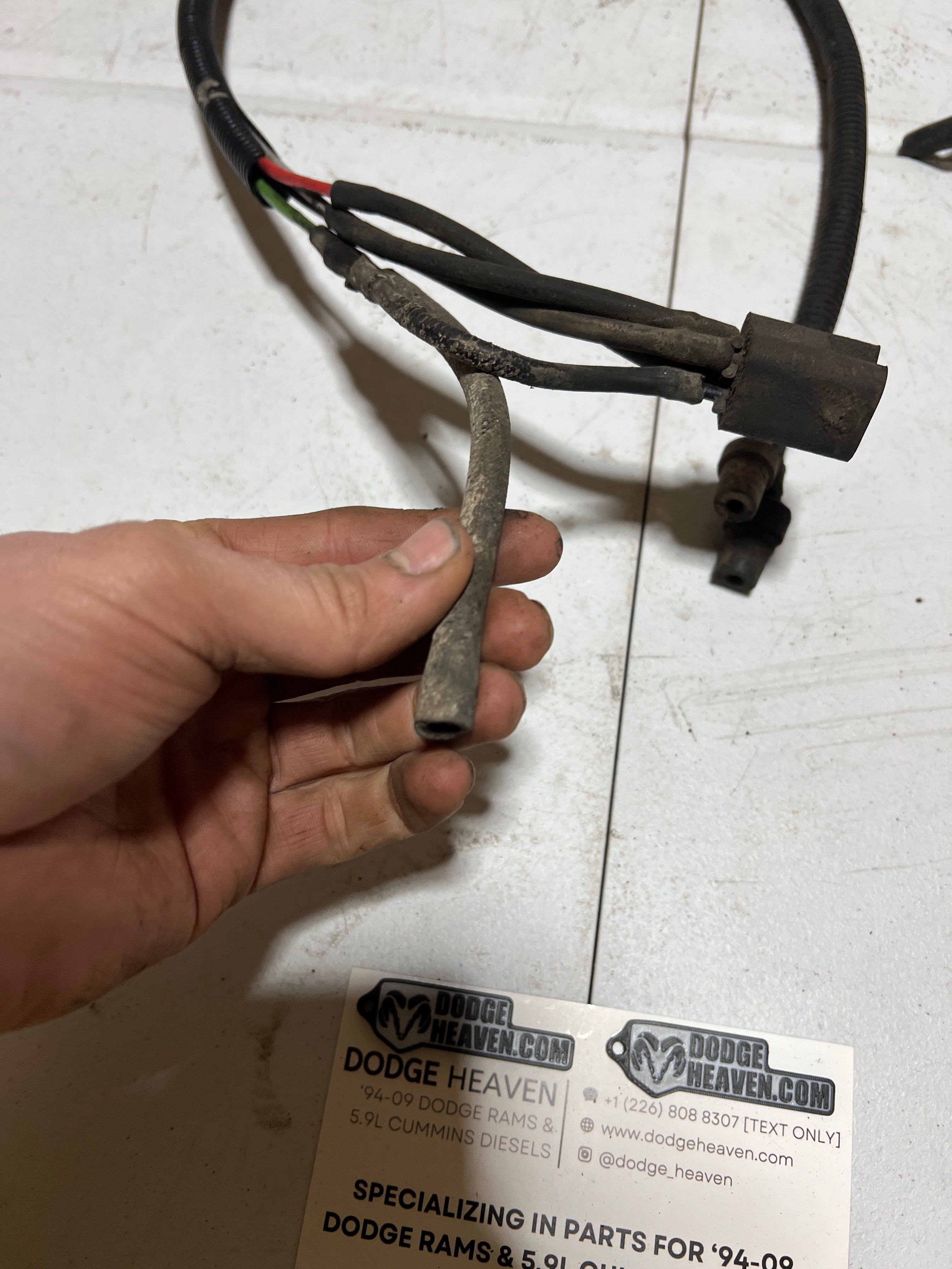 1994-2002 Dodge Ram Transfer Case 4x4 Actuator Vacuum Lines (OEM)
